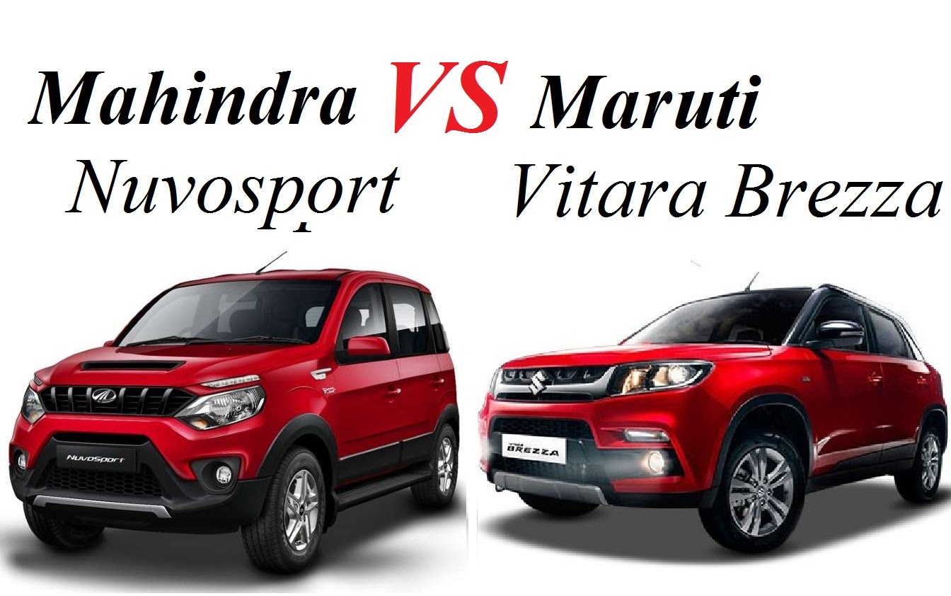 Mahindra NuvoSport vs. Maruti Suzuki Vitara Brezza